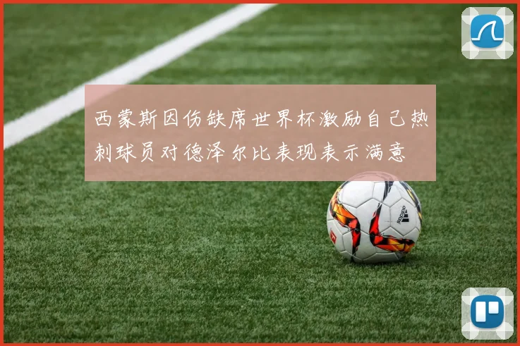 西蒙斯因伤缺席世界杯激励自己热刺球员对德泽尔比表现表示满意